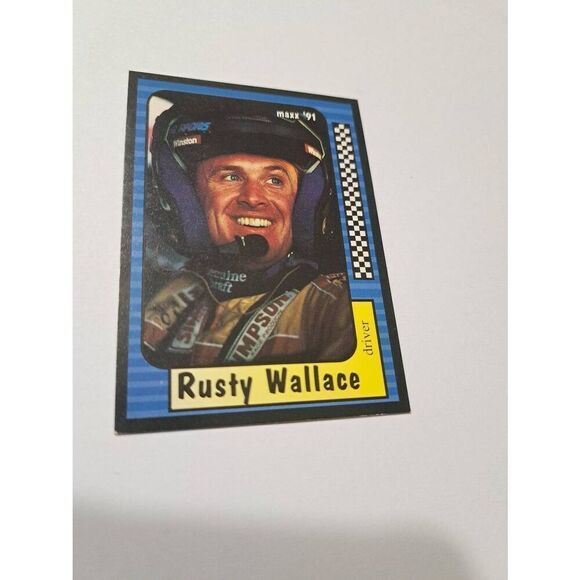 Vintage 1991 Maxx #2 Rusty Wallace Trading Card Race Car Nascar - Picture 1 of 2
